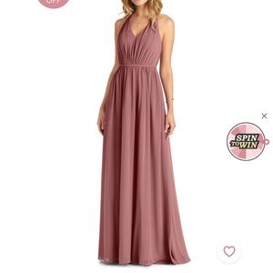 Azazie Nikka Dress in Desert Rose